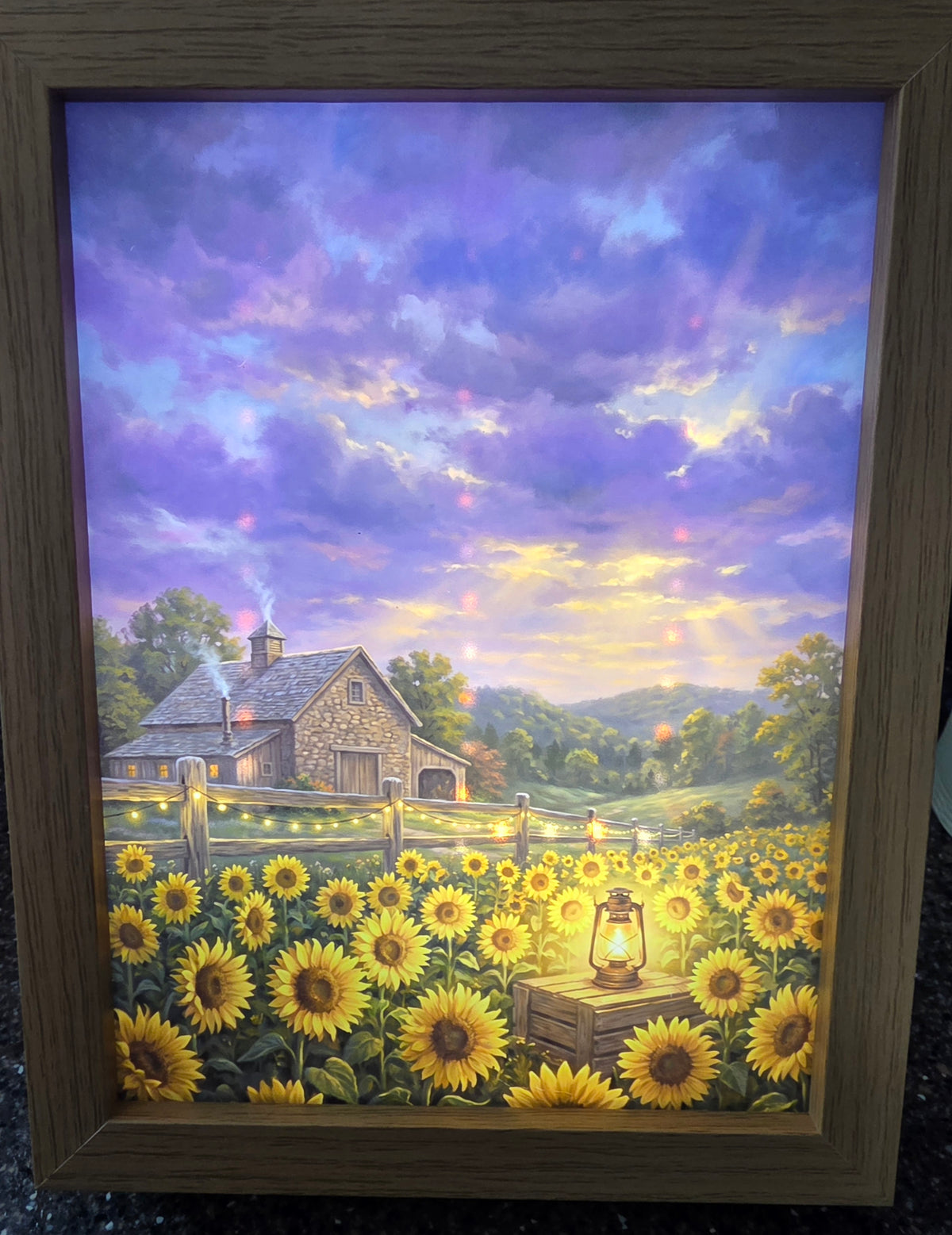 Custom printed Light up frame!