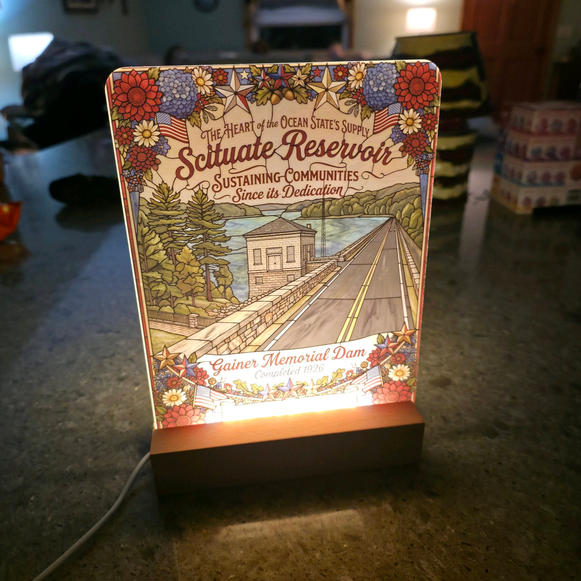 Lighted Acrylic Keepsake